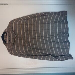 Urban Rags Chevron & Striped Print Button Down Shirt
